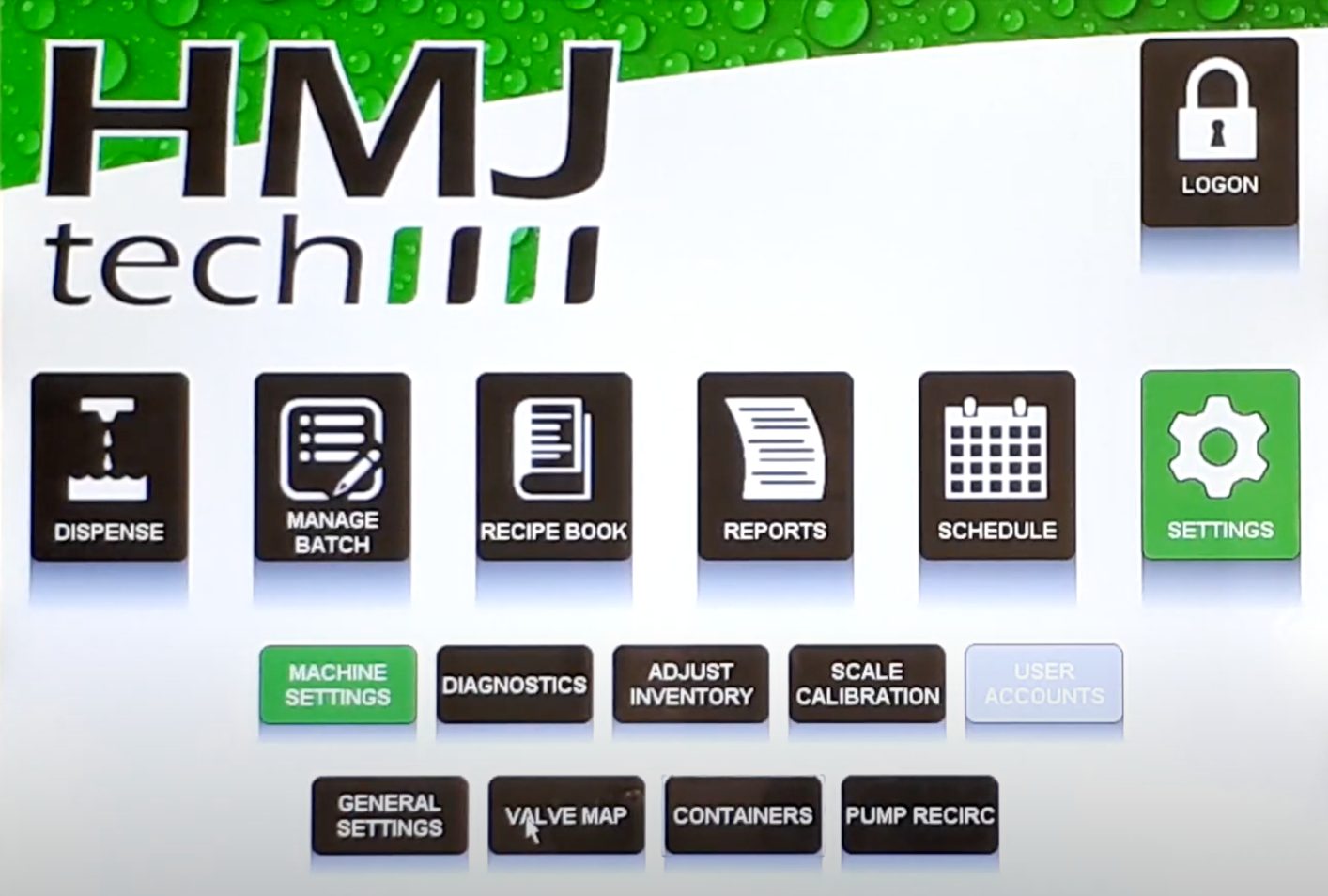 HMJ tech software intuitive interface